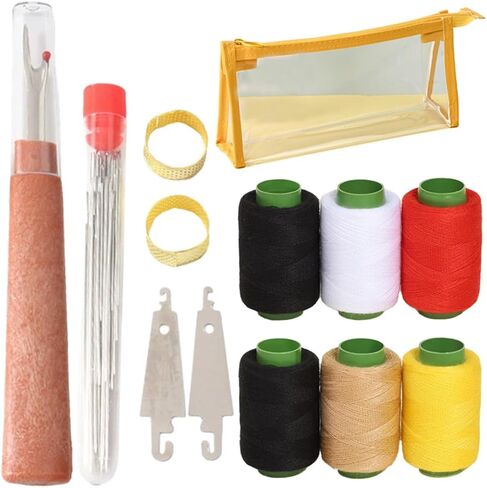 38PCS Sewing Tool Set,Stainless Steel Sewing Needle Thread Repair Tools, Multi-Purpose Portable DIY Crafting Kit for Beginners Embroidery Travel Home Mending in Saudi Arabia