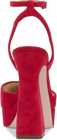 Jessica Simpson Women's Deirae Platform Ankle Strap Pump, Black, 7 in Saudi Arabia