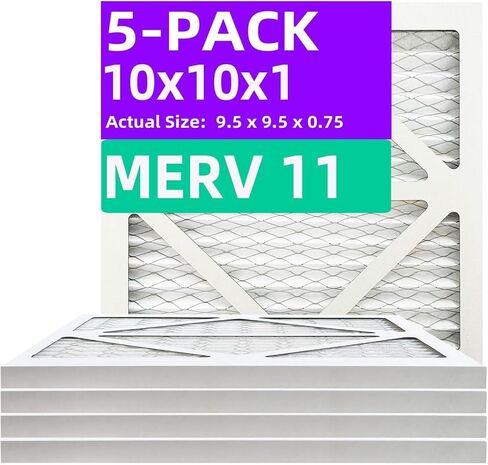 فلتر هواء مطوي 14x20x1 MERV 13 (6 عبوات) (الحجم الفعلي: 13.50 بوصة × 19.50 بوصة × 0.75 بوصة) MPR 1900 & FPR 10، مرشحات هواء الفرن in Kuwait