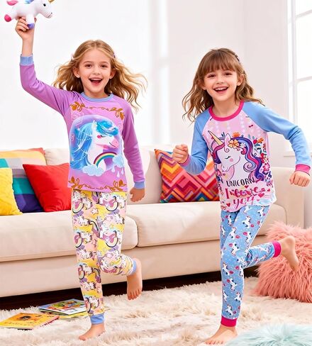 بيجامة للأولاد ديناصور روكيت سبيس 4 قطع بيجامات بأكمام طويلة مجموعات ملابس نوم 2-12 سنة in Kuwait