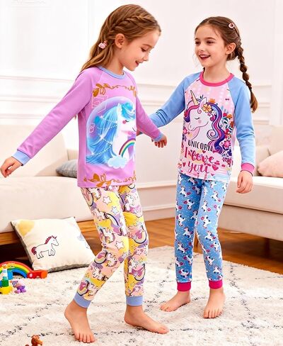 بيجامة للأولاد ديناصور روكيت سبيس 4 قطع بيجامات بأكمام طويلة مجموعات ملابس نوم 2-12 سنة in Kuwait