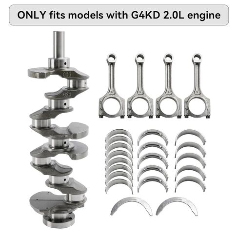 G4KD 2.0L Engine Rebuild Kit-Crankshaft Con Rod Bearing Kit 1Pcs in Saudi Arabia