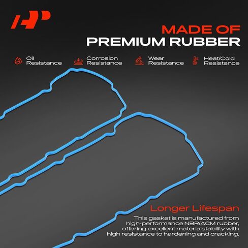 مجموعة حشية غطاء صمام المحرك A-Premium متوافقة مع دودج تشارجر 2006-2010، أفينجر 2008-2010، إنتربيد 2001-2004، ماغنوم 2005-2008، ستراتوس وكرايسلر 300، سيبرينغ، كونكورد، إنتربيد، 2.7 لتر in Saudi Arabia