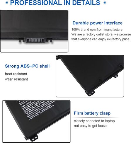 بطارية SA04XL L43267-005 لاستبدال بطارية HP Envy X360 15m-dr0011dx، بطارية قابلة للتحويل 15-dr1xxx، 15m-dr0xxx sao4xl 15m-dr 15m-ds 15t-dr 17m-cg 15m-dr0012dx 15m-dr1012dx 15t- dr100 15 م-dr1011dx in Kuwait