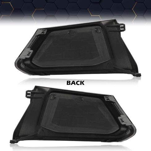 PIT66 Fog Light Cover Set Compatible with Nissan Altima S SR 2019-2021 622566CA0A, NI1039163, 622576CA0A, NI1038163 Left Driver And Right Passenger Side Black in Saudi Arabia
