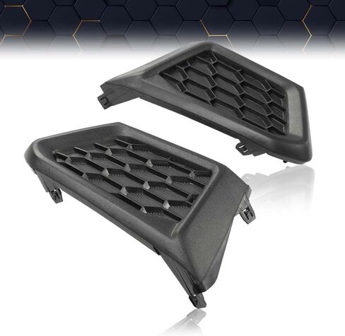 PIT66 Fog Light Cover Set Compatible with Nissan Altima S SR 2019-2021 622566CA0A, NI1039163, 622576CA0A, NI1038163 Left Driver And Right Passenger Side Black in Saudi Arabia