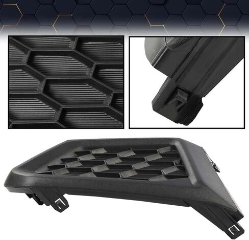 PIT66 Fog Light Cover Set Compatible with Nissan Altima S SR 2019-2021 622566CA0A, NI1039163, 622576CA0A, NI1038163 Left Driver And Right Passenger Side Black in Saudi Arabia