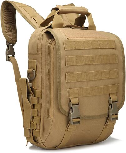 Tactical Briefcase Computer Bag 14 inch, Multifunction Mens Military Laptop Messenger Backpack in Saudi Arabia