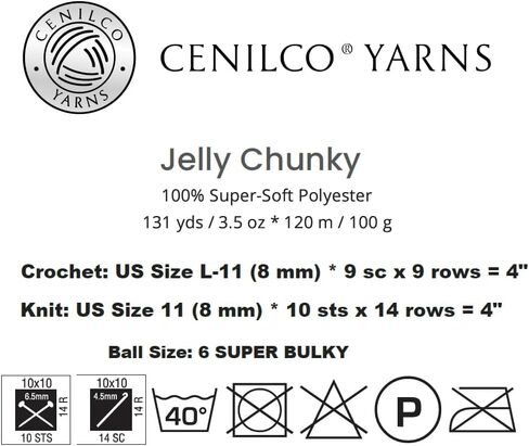 Jelly Chunky 3 Skein Chenille Blanket amigurumi Yarn for Crocheting and Knitting Super Bulky 3x100 gr (132 yds) (60-Chestnut) in Saudi Arabia