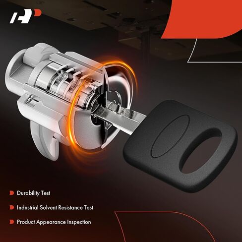 مجموعة أسطوانة قفل الباب ومفاتيح A-Premium متوافقة مع 1992-2004 Ford F-150 F-250 F-350 F-450 F-550 F-650 F-750 F-800 Econoline Club Wagon Super Duty Explorer Ranger والمزيد، طقم أسطوانة قفل الباب in Saudi Arabia