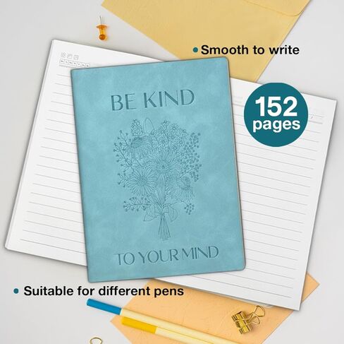 Inspirational Floral Notebook Mental Health Gift Be Kind to Your Mind Journal Encouragement Gifts for Women Teen Girls in Saudi Arabia