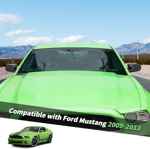 Jimen متوافق مع Ford Mustang 2009-2013، غطاء أغطية مرآة الرؤية الخلفية للباب الجانبي والإكسسوارات الخارجية (ألياف الكربون) in Saudi Arabia