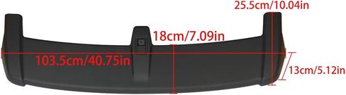 labwork Factory Style Rear Roof Top Spoiler Unpainted Black Replacement for 2007-2011 Honda CRV in Saudi Arabia