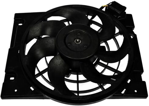Right Engine Cooling Fan Assembly 1PC Replaces 24431829, 90570741 Compatible with Saturn Astra 2008-2009 Compatible with Chevrolet Astra 2000-2008 Compatible with Chevy Astra 2000-2008 in Saudi Arabia