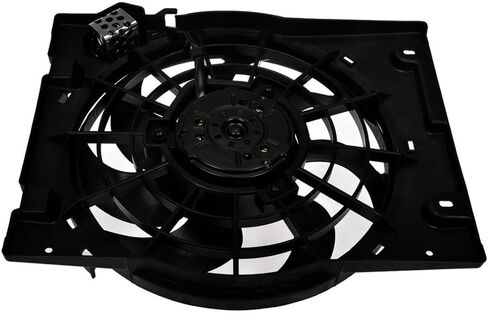 Right Engine Cooling Fan Assembly 1PC Replaces 24431829, 90570741 Compatible with Saturn Astra 2008-2009 Compatible with Chevrolet Astra 2000-2008 Compatible with Chevy Astra 2000-2008 in Saudi Arabia
