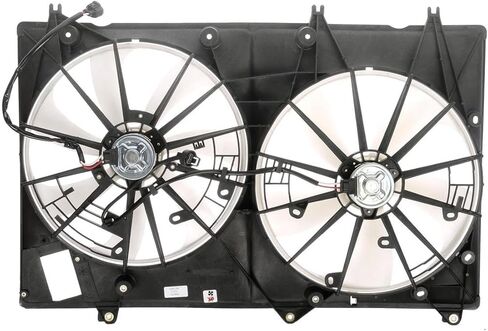 Engine Cooling Fan Assembly 1PC Replaces 163610P210, 163610P220 Compatible with Highlander 2012 2013 2009 2010 2011 in Saudi Arabia