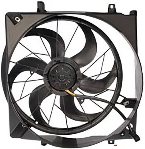 Engine Cooling Fan Assembly 1PC Replaces 5174135AA, 52080127AA Compatible with Jeep Liberty 2004 2005 in Saudi Arabia
