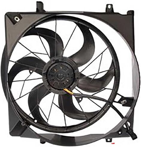 Engine Cooling Fan Assembly 1PC Replaces 5174135AA, 52080127AA Compatible with Jeep Liberty 2004 2005 in Saudi Arabia