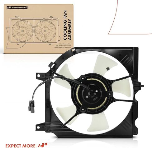 مجموعة مروحة مكثف A-Premium A/C متوافقة مع Nissan Sentra 1991-1999، 200SX 1995-1998، NX 1991-1993 in Saudi Arabia