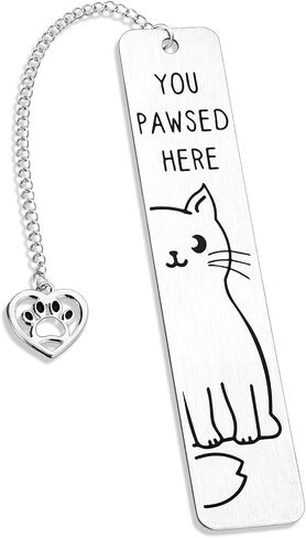 Cute Cat Bookmarks Gifts for Book Lover,Funny Cat Book Marks for Friends Coworkers, Birthday Christmas Stocking Stuffers for Book Reading Bookish Gifts in Saudi Arabia