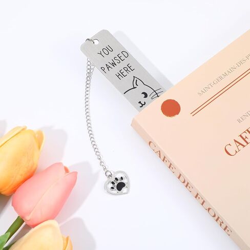 Cute Cat Bookmarks Gifts for Book Lover,Funny Cat Book Marks for Friends Coworkers, Birthday Christmas Stocking Stuffers for Book Reading Bookish Gifts in Saudi Arabia