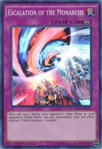 YU-GI-OH! - Escalation of The Monarchs (MP15-EN054) - Mega Pack 2015-1st Edition - Super Rare in Saudi Arabia