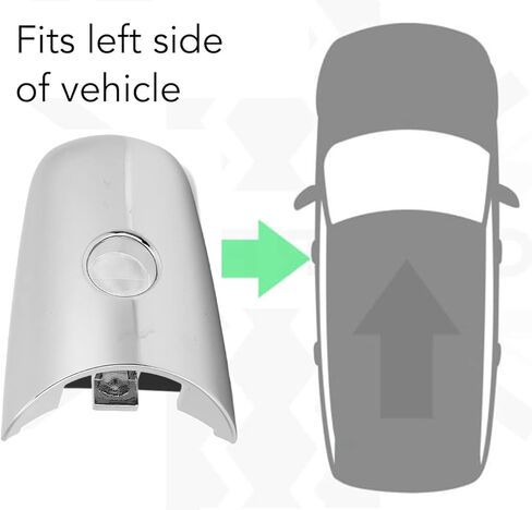 Front Left Exterior Handle Lock Cover, Door Handle Chrome Cover 80646‑1BA0A Replacement for QX60 QX70 QX80 EX35 FX35 FX50 QX50 QX56 in Saudi Arabia