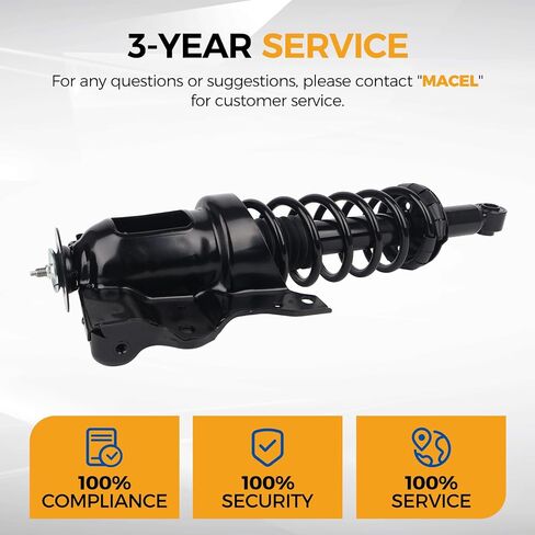 دعامة امتصاص الصدمات الخلفية من PAROD تناسب 2000-2005 Hyundai Sonata، 2001 XG300، 2002-2005 XG350، 2001-2006 Kia Magentis، 2001-2005 Optima، مع استبدال مجموعة زنبرك الملف #15071 15072 in Saudi Arabia