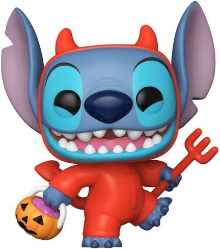 Funko Pop! Vinyl Figure Lilo & Stitch Devil Stitch #1701, Entertainment Earth Exclusive, Multicolor, 3.75 Inches in Saudi Arabia