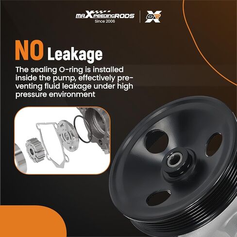 مضخة توجيه كهربائية من maxpeedingrods مع بكرة لسيارة جيب رانجلر 2.5L L4 1997-2002، شيروكي 2.5L L4 1997، استبدال 32-86501 52088018 in Saudi Arabia