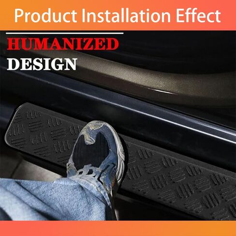 Side Step Running Boards Fits for Land Rover Defender 90 2020-2025 L663 2 Door, Black Bars with Anti-Slip Pedals, 2 Piece Set with Mounting Hardware US Stock in Saudi Arabia