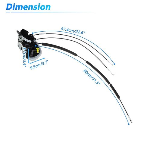 Motoforti Front Left Power Door Lock Latch Actuator for Nissan Versa 2010-2012 No.80501ZN90A/805019EG1A Door Lock Actuator Assembly Motor Front Driver Side Door Latch Assembly with Rod in Saudi Arabia