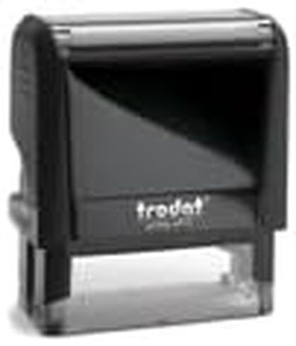 Custom Self Inking Rubber Stamp - Up to 4 Lines of Text - For Home or Office in Saudi Arabia