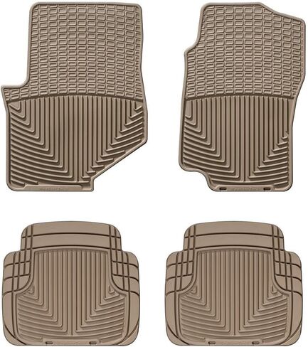 Weathertech All-Weather Floor Mats for GMC Envoy XUV, 9-7X, Envoy Denali - 1st & 2nd Row (W32-W50), Black in Saudi Arabia