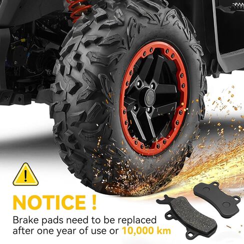 JERBOR 8 قطع مكابح أمامية وخلفية شديدة التحمل لـ CFMOTO CFORCE UFORCE 1000 800 600 UTV ATV، لـ ZFORCE 500 800 950 1000 ATV in Saudi Arabia