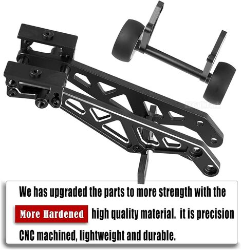 Aluminum Wing Mount & Wheelie Bar Set Upgrades Part for 1/8 Kraton 6S BLX(EXB),1/8 Notorious 6S BLX V6 Brushless RC Monster Trucks,RC Wheelie Bar Wing Mount Set,Replace ARA320758,Black in Saudi Arabia