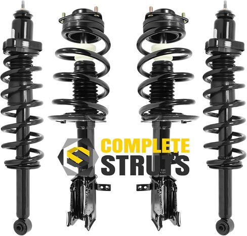 COMPLETESTRUTS - Front & Rear Complete Strut Assemblies with Coil Springs Replacement for 2009-2010 Dodge Journey - Set of 4 in Saudi Arabia