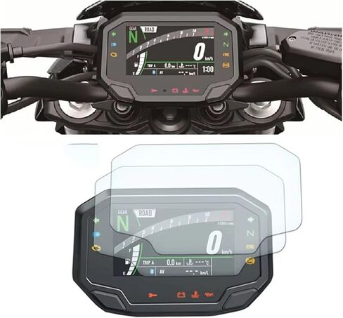 ل Z900 ل Z650 ل N & INJA 650 ل N & INJA 1000 2022 2021 دراجة نارية العنقودية شاشة حماية الخدش (مجموعتين) in Saudi Arabia