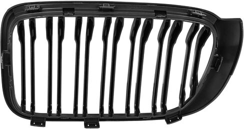 X AUTOHAUX 1 Pair Glossy Black Car Hood Kidney Bars Front Grille Double Line 4 Door for BMW X3 2015-2017 in Saudi Arabia
