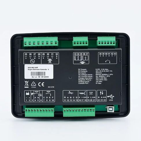 DSE6020MK2 AMF Diesel Generator Controller Module Parts DSE6020 Sea Control Panel Sea Board Parts DSE6020 MKII(DSE 6020 MK2) in Saudi Arabia