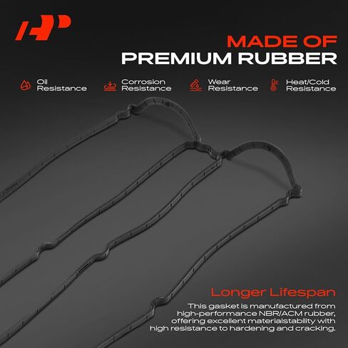 A-Premium Engine Valve Cover Gasket Compatible with Ford Escape 2001-2004, Focus 2000-2004 & Mazda Tribute 2001-2004, 2.0L in Saudi Arabia