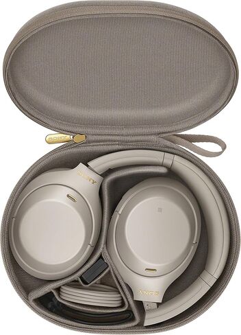 Sony Noise Cancelling Wireless Headphones - 30hr Battery Life - Over Ear Style - Optimised for Alexa and Google Assistant - Built-in mic for Calls - WH-1000XM4S.CE7 - Limited Edition - Silver/Gold in Saudi Arabia