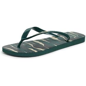 Havaianas Unisex Top Camo Sandal - Bold Print Flip Flops - Indigo Blue, 10C little kid in Kuwait
