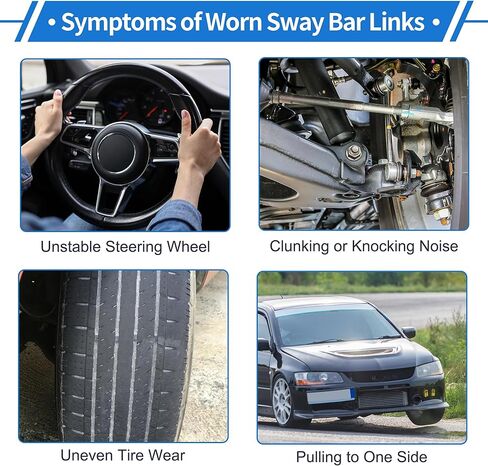 Front Stabilizer Bar Links with 2 Pcs Bushing for Toyota Prius 2004-2009 Sway Bar Link Kits No.K80230/K200705 1 Set in Saudi Arabia