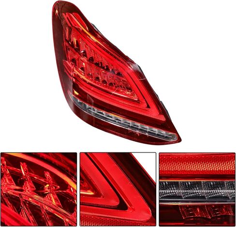 استبدال ضوء الذيل الجانبي لسائق العمل في W205 C-Class 2019-2021 مجموعة مصابيح الذيل الخلفي 2059064903 MB2800160 in Saudi Arabia