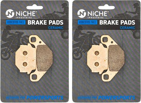 NICHE Brake Pad Set for Polaris 2021 RZR 170 EFI 0455273 Rear (Ceramic) 2 Pack in Saudi Arabia