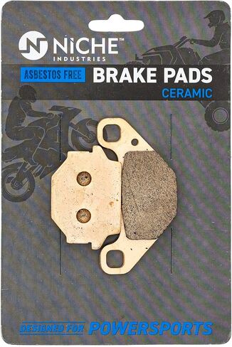 NICHE Brake Pad Set for Polaris 2021 RZR 170 EFI 0455273 Rear (Ceramic) 2 Pack in Saudi Arabia