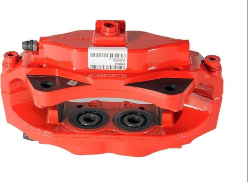 GM Genuine Parts 172-2630 (22847809) Red Rear Driver Side Disc Brake Caliper Assembly in Saudi Arabia