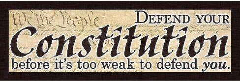 CafePress Defend Your Constitution Car Magnet 10 X 3 10" x 3", Bumper Magnet in Saudi Arabia