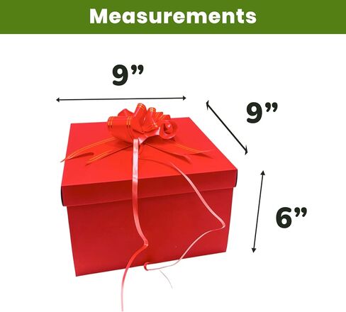 LOOMROOT Gift Box for Holidays, 5 Layer Surprise Picture Box Opens Up, Multi Layer DIY Photos Gift for Birthdays (RED) in Saudi Arabia